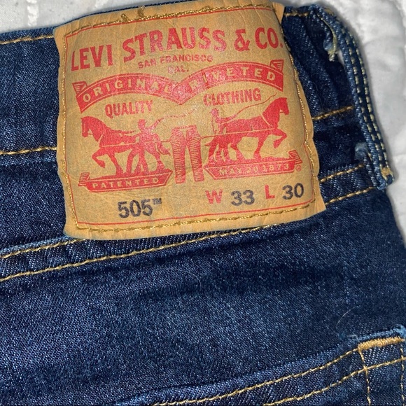 LEVI’S Men’s 505 Jeans W33 x L30 - Picture 4 of 5